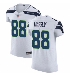 Men's Nike Seattle Seahawks #88 Will Dissly White Vapor Untouchable Elite Player NFL Jersey