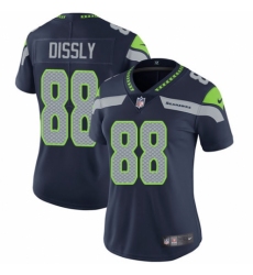 Women's Nike Seattle Seahawks #88 Will Dissly Navy Blue Team Color Vapor Untouchable Limited Player NFL Jersey