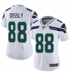 Women's Nike Seattle Seahawks #88 Will Dissly White Vapor Untouchable Elite Player NFL Jersey