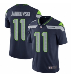Men's Nike Seattle Seahawks #11 Sebastian Janikowski Navy Blue Team Color Vapor Untouchable Limited Player NFL Jersey