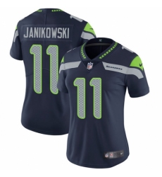 Women's Nike Seattle Seahawks #11 Sebastian Janikowski Navy Blue Team Color Vapor Untouchable Limited Player NFL Jersey