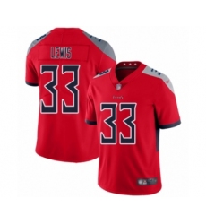 Men's Tennessee Titans #33 Dion Lewis Limited Red Inverted Legend Football Jersey