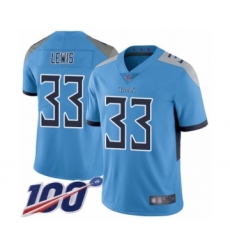 Youth Tennessee Titans #33 Dion Lewis Light Blue Alternate Vapor Untouchable Limited Player 100th Season Football Jersey