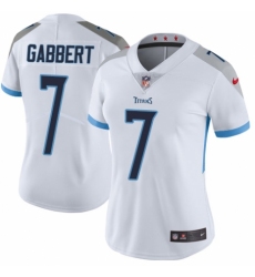 Women's Nike Tennessee Titans #7 Blaine Gabbert White Vapor Untouchable Elite Player NFL Jersey