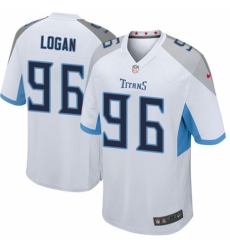 Men's Nike Tennessee Titans #96 Bennie Logan Game White NFL Jersey