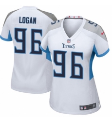 Women's Nike Tennessee Titans #96 Bennie Logan Game White NFL Jersey