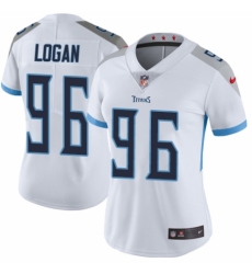 Women's Nike Tennessee Titans #96 Bennie Logan White Vapor Untouchable Limited Player NFL Jersey