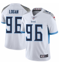 Youth Nike Tennessee Titans #96 Bennie Logan White Vapor Untouchable Elite Player NFL Jersey