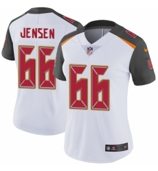 Women's Nike Tampa Bay Buccaneers #66 Ryan Jensen White Vapor Untouchable Limited Player NFL Jersey