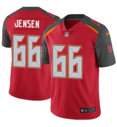 Youth Nike Tampa Bay Buccaneers #66 Ryan Jensen Red Team Color Vapor Untouchable Limited Player NFL Jersey
