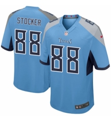 Men's Nike Tennessee Titans #88 Luke Stocker Game Light Blue Alternate NFL Jersey