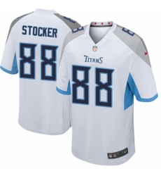 Men's Nike Tennessee Titans #88 Luke Stocker Game White NFL Jersey