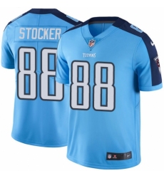 Men's Nike Tennessee Titans #88 Luke Stocker Limited Light Blue Rush Vapor Untouchable NFL Jersey