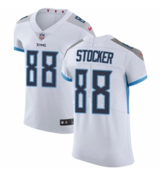 Men's Nike Tennessee Titans #88 Luke Stocker White Vapor Untouchable Elite Player NFL Jersey
