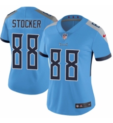 Women's Nike Tennessee Titans #88 Luke Stocker Light Blue Alternate Vapor Untouchable Limited Player NFL Jersey