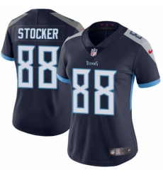 Women's Nike Tennessee Titans #88 Luke Stocker Navy Blue Team Color Vapor Untouchable Limited Player NFL Jersey