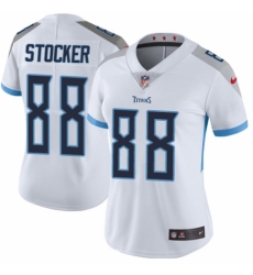 Women's Nike Tennessee Titans #88 Luke Stocker White Vapor Untouchable Elite Player NFL Jersey