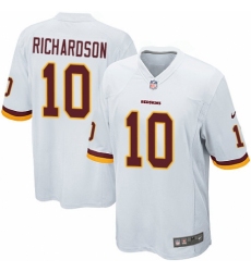 Men's Nike Washington Redskins #10 Paul Richardson Game White NFL Jersey