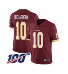 Men's Washington Redskins #10 Paul Richardson Burgundy Red Team Color Vapor Untouchable Limited Player 100th Season Football Jersey
