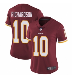 Women's Nike Washington Redskins #10 Paul Richardson Burgundy Red Team Color Vapor Untouchable Elite Player NFL Jersey