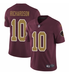 Youth Nike Washington Redskins #10 Paul Richardson Burgundy Red/Gold Number Alternate 80TH Anniversary Vapor Untouchable Elite Player NFL Jersey