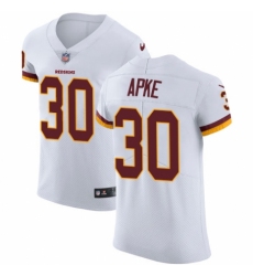 Men's Nike Washington Redskins #30 Troy Apke White Vapor Untouchable Elite Player NFL Jersey