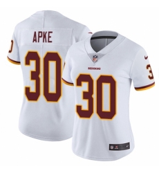Women's Nike Washington Redskins #30 Troy Apke White Vapor Untouchable Elite Player NFL Jersey