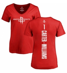 NBA Women's Nike Houston Rockets #1 Michael Carter-Williams Red Backer T-Shirt