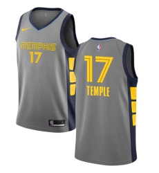 Youth Nike Memphis Grizzlies #17 Garrett Temple Swingman Gray NBA Jersey - City Edition