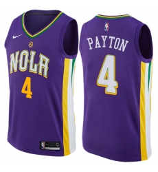 Youth Nike New Orleans Pelicans #4 Elfrid Payton Swingman Purple NBA Jersey - City Edition