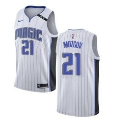 Women's Nike Orlando Magic #21 Timofey Mozgov Swingman White NBA Jersey - Association Edition