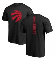 NBA Nike Toronto Raptors #2 Kawhi Leonard Black One Color Backer T-Shirt