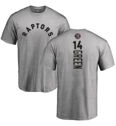 NBA Nike Toronto Raptors #14 Danny Green Ash Backer T-Shirt