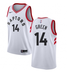 Women's Nike Toronto Raptors #14 Danny Green Authentic White NBA Jersey - Association Edition