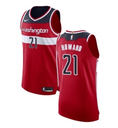 Women's Nike Washington Wizards #21 Dwight Howard Authentic Red NBA Jersey - Icon Edition