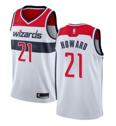 Youth Nike Washington Wizards #21 Dwight Howard Swingman White NBA Jersey - Association Edition