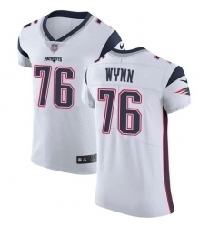 Men's Nike New England Patriots #76 Isaiah Wynn White Vapor Untouchable Elite Player NFL Jersey