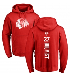 NHL Adidas Chicago Blackhawks #91 Anthony Duclair Ash Backer Pullover Hoodie