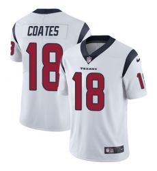 Youth Nike Houston Texans #18 Sammie Coates White Vapor Untouchable Limited Player NFL Jersey