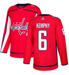 Men's Adidas Washington Capitals #42 Martin Fehervary Authentic Green Salute to Service NHL Jersey