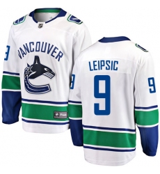 Women's Adidas Vancouver Canucks #9 Brendan Leipsic Authentic Purple Fights Cancer Practice NHL Jersey