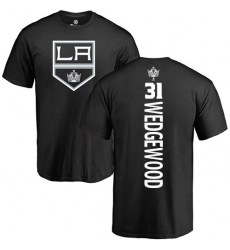 NHL Adidas Los Angeles Kings #71 Torrey Mitchell Black Backer T-Shirt