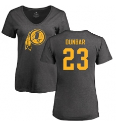 NFL Women's Nike Washington Redskins #23 Quinton Dunbar Ash One Color T-Shirt