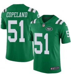 Men's Nike New York Jets #51 Brandon Copeland Elite Green Rush Vapor Untouchable NFL Jersey