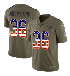 Youth Nike New York Jets #51 Brandon Copeland Limited Black 2016 Salute to Service NFL Jersey