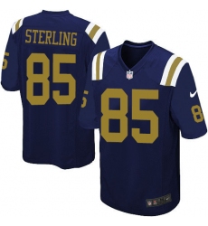 Men's Nike New York Jets #85 Neal Sterling Game Navy Blue Alternate NFL Jersey