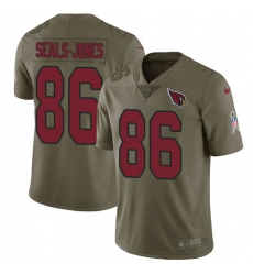 Youth Nike Arizona Cardinals #86 Ricky Seals-Jones Limited Olive 2017 Salute to Service NFL Jersey