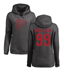 NFL Women's Nike Atlanta Falcons #99 Terrell McClain Ash One Color Pullover Hoodie