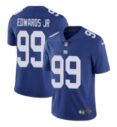 Men's Nike New York Giants #99 Mario Edwards Jr Royal Blue Team Color Vapor Untouchable Limited Player NFL Jersey