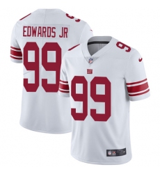 Men's Nike New York Giants #99 Mario Edwards Jr White Vapor Untouchable Limited Player NFL Jersey